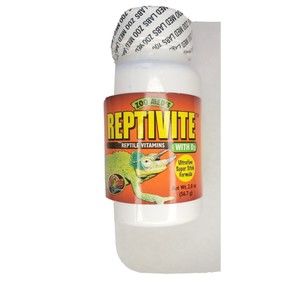 Lot of 3 Unopened Zoo Med Reptivite with D3 Reptile Vitamin & Calcium Powder 2oz